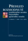 Pehled rozhodnut rozenho sentu Nejvyho sprvnho soudu (v obdob 1. 7. 2009  30. 6. 2015)